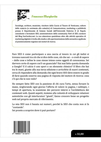 Manuale di Seo Gardening - III EDIZIONE - IV di Copertina Manuale di Seo Gardening - III EDIZIONE - IV di Copertina