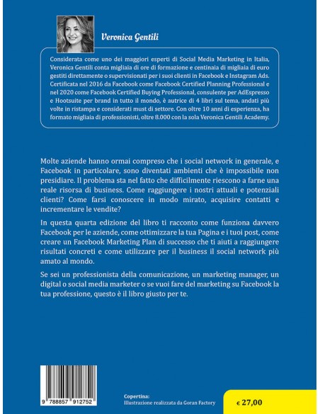 Strategie e tattiche di Facebook Marketing per aziende e professionisti - IV di Copertina
