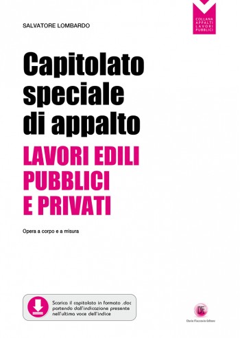 Capitolato speciale di appalto lavori edili pubblici e privati