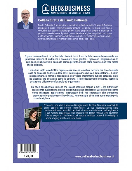 Home staging strategico nel mercato extralberghiero - IV di Copertina Home staging strategico nel mercato extralberghiero - IV di Copertina