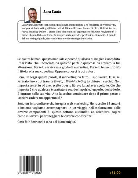 Web marketing Il manuale - IV di Copertina Web marketing Il manuale - IV di Copertina