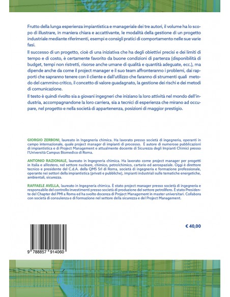 Il project management degli impianti industriali - IV di Copertina