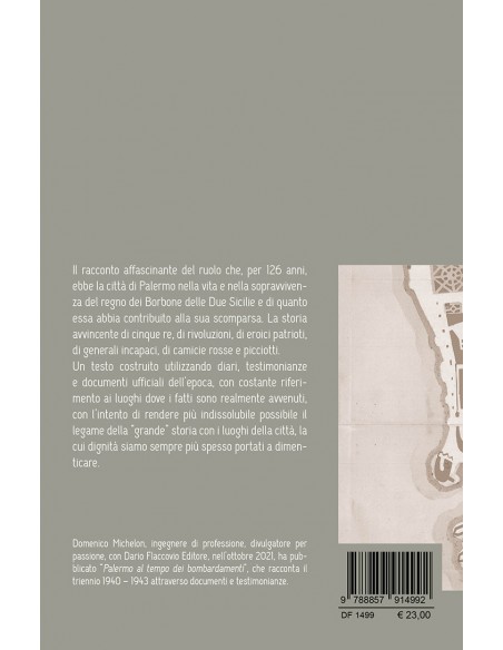 Palermo al tempo dei Borbone  - IV di Copertina