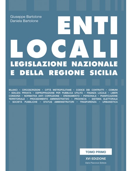 Enti locali legislazione nazionale e della Regione Sicilia