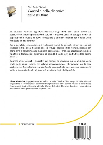 Controllo dinamico delle strutture - IV di Copertina