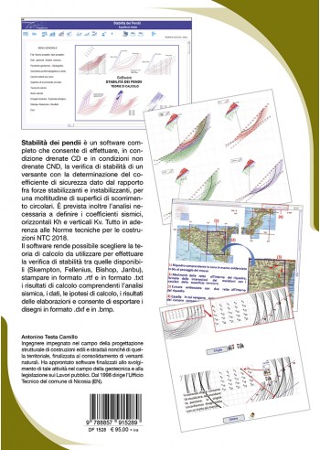 Stabilità dei pendii - Software professionale - IV di Copertina