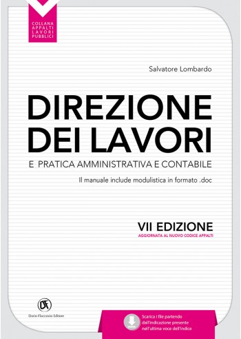 Direzione dei lavori pubblici e pratica amministrativa e contabile VII edizione - copertina