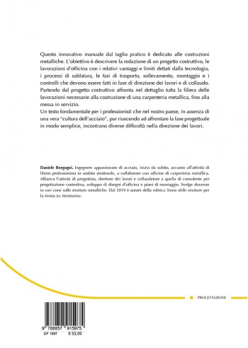 La pratica delle costruzioni metalliche - IV Copertina