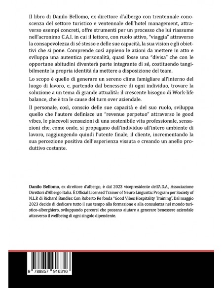 Lavorare in Hotel ed essere felici - IV copertina Lavorare in Hotel ed essere felici - IV copertina