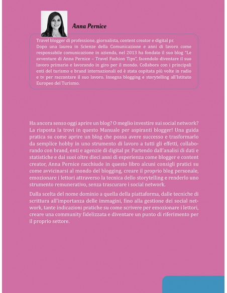 Manuale per aspiranti blogger - IV copertina