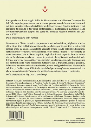 Massoneria e chiesa cattolica - IV copertina Massoneria e chiesa cattolica - IV copertina