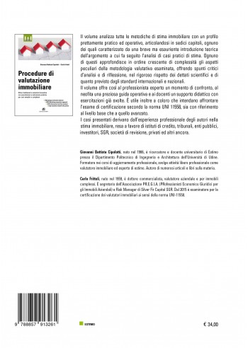 Procedure di valutazione immobiliare - Stime tradizionali e soluzioni innovative - IV copertina