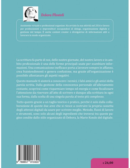 L'arte di organizzare la scrittura online - IV copertina