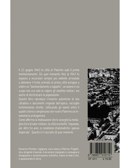 Palermo al tempo dei bombardamenti - IV copertina