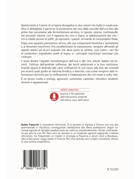 Enologia teorica e pratica - IV copertina