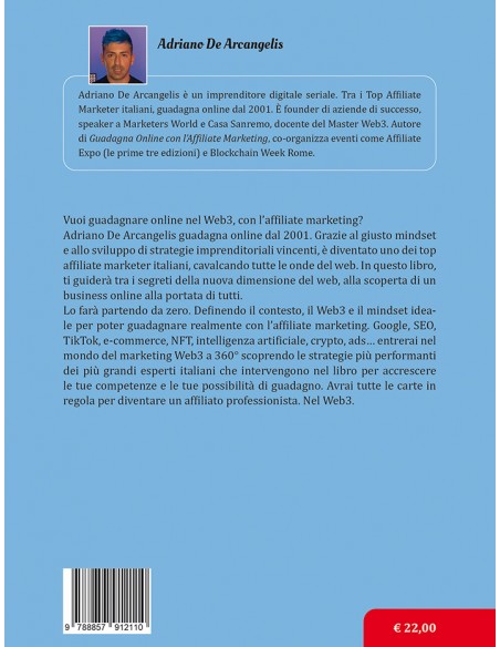 Affiliate marketing nel Web 3.0 - IV Copertina