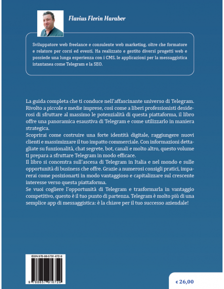 Telegram. Manuale pratico operativo per aziende, liberi professionisti, PMI - IV cover Telegram. Manuale pratico operativo per aziende, liberi professionisti, PMI - IV cover