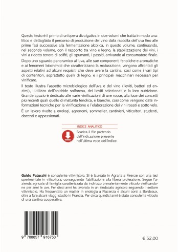 Enologia teorica e pratica - IV copertina