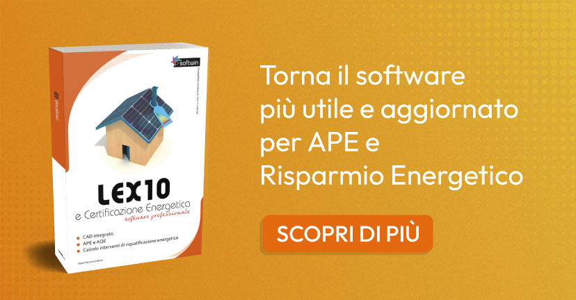 Lex10 e certificazione energetica - Software professionale