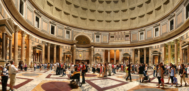 Pantheon - composizione cemento romano