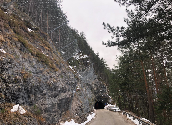 strada libera di montagna